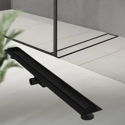 Produktbild LuxeBath Duschrinne 90 cm 2in1, befliesbar & extra flach