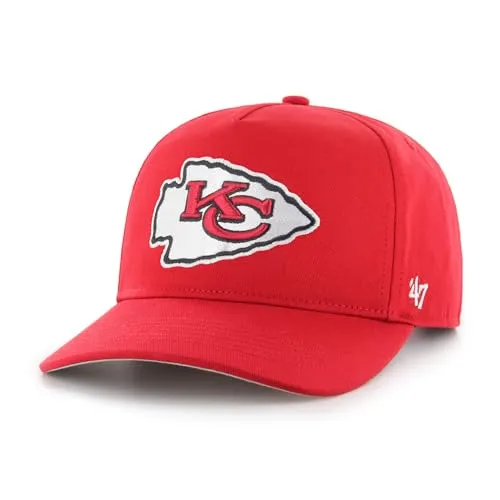 '47 NFL Kansas City Chiefs Hitch RF Unisex Baseball Cap - Hüte, Kappen & Mützen für Baseball-Fans – Stylische, verstellbare Snapback-Cap mit dem Teamlogo der Kansas City Chiefs in auffälligem Rot.