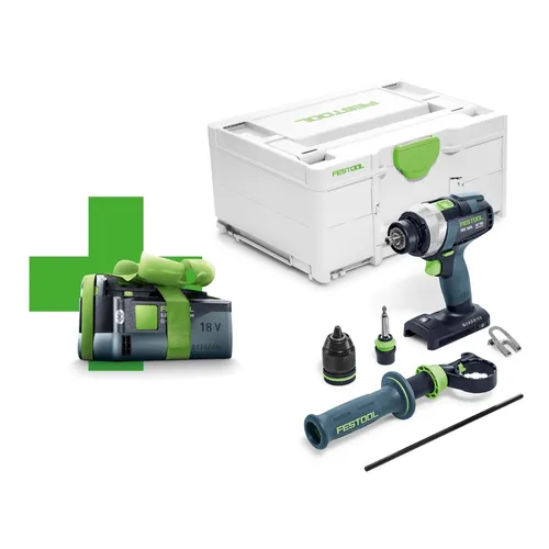 Festool Akku-Bohrschrauber TDC 18/4 I-Basic-5,2 QUADRIVE von Festool