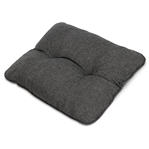 Beautissu Outdoor Loungekissen 60x40cm – Schmutz- & Wasserabweisend - Stuhlkissen für Gartenmöbel, 12cm dicke Polsterung für hohen Sitzkomfort und stylisches Design, ideal für Rattan-Loungemöbel und pflegeleicht.