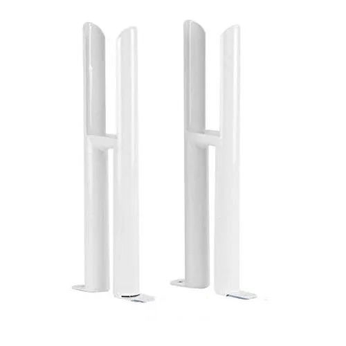 Manissa Freistehende Heizkörperfüße für 2 Säulen - Thermostate, einfache Montage und robustes Design, ideal für 2-Säulen-Heizkörper mit 70 mm Breite, pulverbeschichtet für Langlebigkeit und einfache Reinigung.