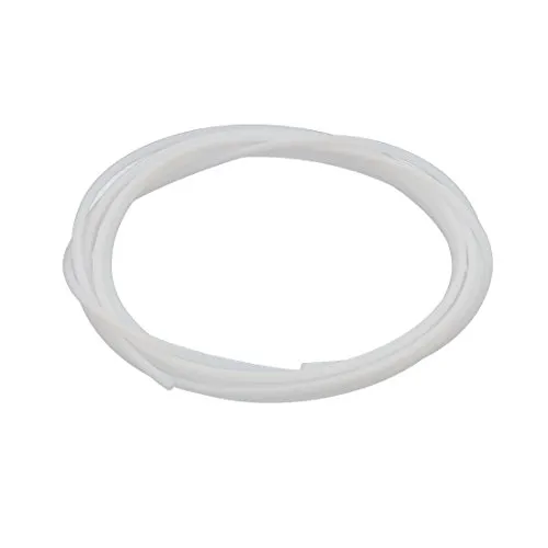 sourcing map 2 Meter PTFE-Schlauch Rohr 1,5 mm x 1,9 mm 6,6 Fuß