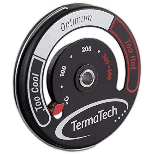 TermaTech Magnetisches Rauchrohrthermometer - Präzise Temperaturmessung für effiziente Heizsysteme, ideal für Gewerbe und Industrie