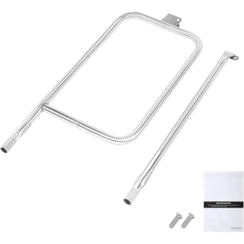 GFTIME 65032 Brenner Edelstahl für Weber Q300, Q320, Q3000, Q3200, 404341, 57060001, 586002 Gasgrill, Grill Brenner Ersatz für Weber 60036, 80385, 13122, 424001 426001