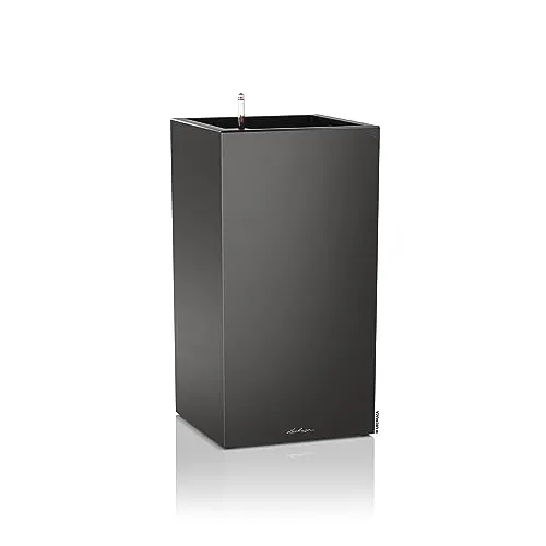 Lechuza Pflanzkübel hoch Canto Premium High 40 anthrazit in silber von Lechuza