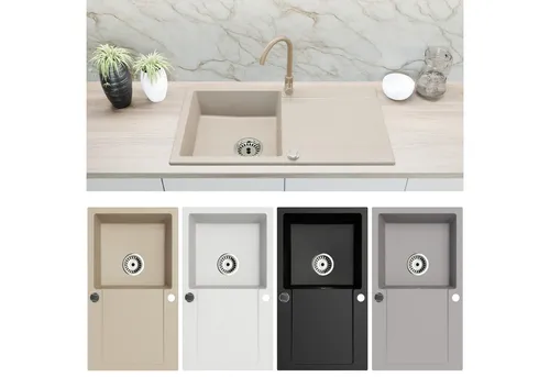 Faizee Home Granitspüle 90x50 cm in beige von Faizee Home