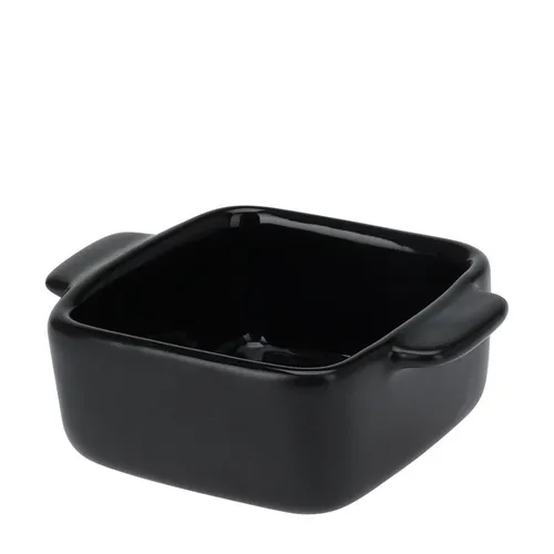 Ofenschale Keramik 6,5x6,5x3cm Schwarz Küche Deko Back- und Serviergeschirr