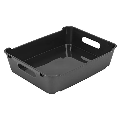 keeeper Aufbewahrungsbox, Strukturierte Oberfläche, A4, Lotta, Graphit Grau