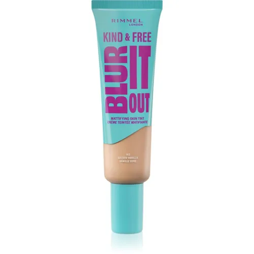 Rimmel Kind & Free Blur It Out leichtes feuchtigkeitsspendendes Make up SPF 20 Farbton 163 Golden Vanilla 30 ml