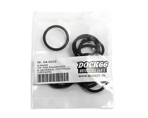Gummibänder Schwarz von Dock66 Motorcycle Parts