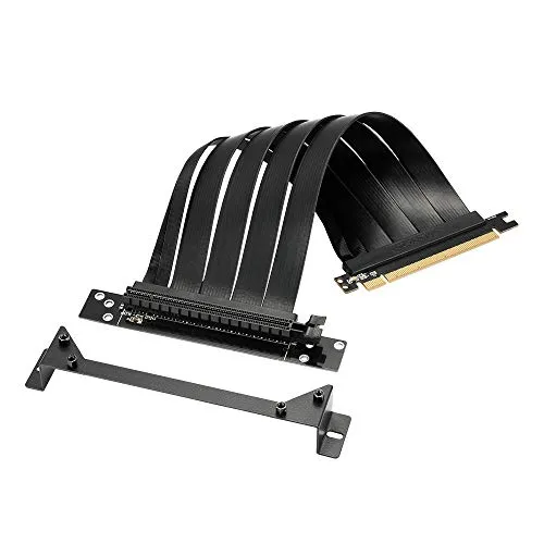 Sharkoon Vertical Graphics Card Kit für Elite Shark CA-Serie - Adapter zur vertikalen Montage von Grafikkarten, verbessert die Kühlung und sorgt für eine beeindruckende Optik in Ihrem Gaming-PC.