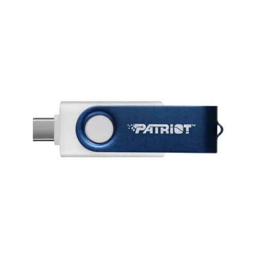 Patriot XPORTER X550 512GB USB 3.2 Gen 1 Flash Drive - USB-Stick mit 512GB und Dual-Schnittstelle (USB Typ-C & Typ-A), hohe Lesegeschwindigkeit bis zu 80 MB/s, ideal für schnelle Datenübertragungen und vielseitige Kompatibilität.
