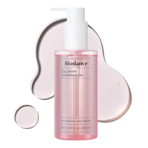 BIODANCE Kollagen Reinigungsöl – Sanfter Gesichtsölreiniger für alle Hauttypen - Effektiver Make-up-Entferner mit pflanzlichen Ölen, der die Haut sanft reinigt, ohne die Poren zu verstopfen. Ideal für tägliche Anwendung und hinterlässt ein frisches Hautgefühl.