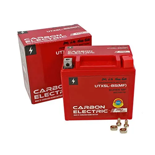 Carbon Electric Gel Batterie Motorradbatterie (5Ah YTX5L-BS_MF)
