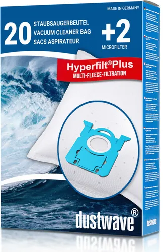 Sparpack - 10 Staubsaugerbeutel passend für Aqua Vac (Shop Vac) - Hobby 33, 36 Kesselsauger (30 Liter) - dustwave® - Germany