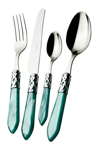 Casa Bugatti Aladdin Chromring Besteckset 24 tlg. von Bugatti