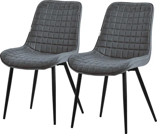 ML-DESIGN Esszimmerstuhl 2er Set - Moderne Küchenstühle aus Kunstleder, pflegeleicht und ideal für stilvolle Essbereiche.