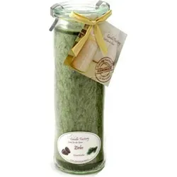 Zirbe - Big Jumbo Windlicht im Weckglas von Candle Factory - Grün