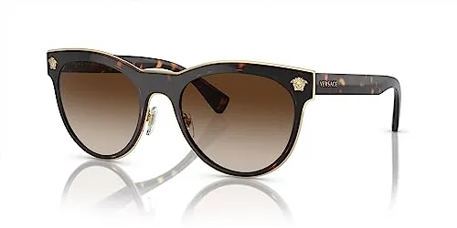 Ray-Ban Versace Damen 0VE2198 Sonnenbrille, Gold (Dark Havana), 54.0