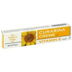 Curarina Creme mit Vitamin E - Beruhigende Hautpflege - Arzneimittel zur Hautpflege, angereichert mit Vitamin E für intensive Feuchtigkeit und Schutz der Haut.