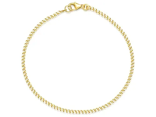 2mm Panzerkette Armband, Goldarmband - echt 333 Gold, Länge wählbar von 18-22cm