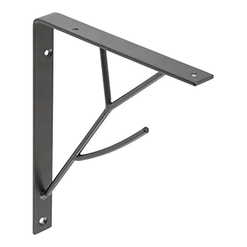 Regalkonsole RK13 schwarz Regalwinkel Regalträger Regalstütze Wandregal von SOTECH