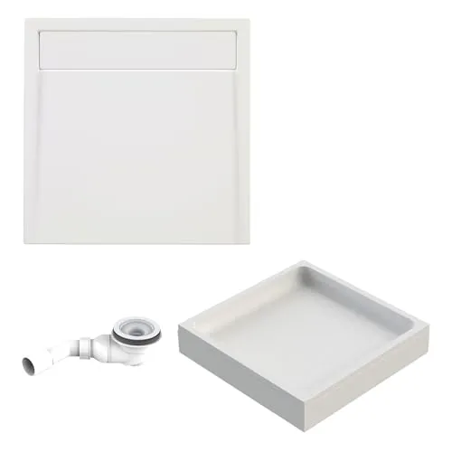 Schulte Duschwanne Brava 80x80 cm mit Wannenträger von Schulte