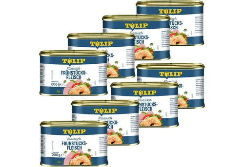 TULIP Wurstkonserve Frühstücksfleisch 200g Original Dänische Delikatesse in Konservendose, 200 g, Frühstücksfleisch