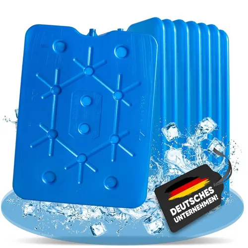 Nemt 800 ml Flacher Kühlakku Kühlelemente für Kühltasche oder Kühlbox NEU 8 x