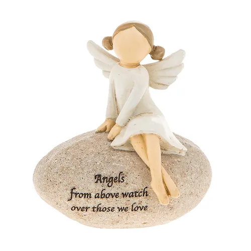 Shudehill Giftware Steingruss-Ornament Figurine - Engel Von Oben