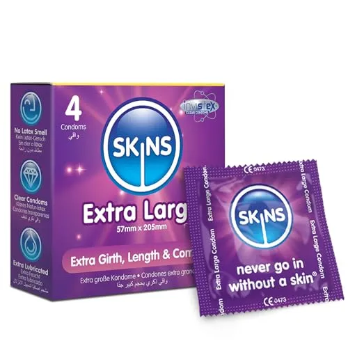 Skins Extra Large - 4 XXL Kondome