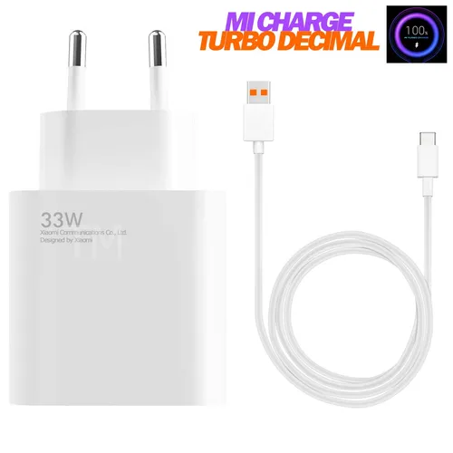 33W Charging Combo (Type A) + USB-C Cable - 33W max Output, intelligente Sicherheitsfunktionen und hohe Kompatibilität für vielseitige Nutzung