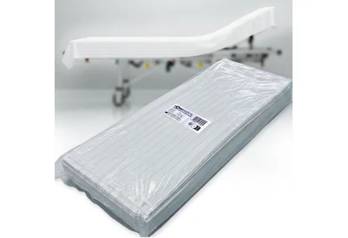 Horn Medical Massageliegenbezug Horn Medical 25 Einweg Trage-Laken / Tücher 80 x 210cm, 48-Nylonfaden-verstärkt, Gummizug: ohne Gummizug, (25 Stück), reißfest, robust, wasserabweisend