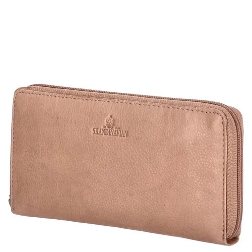 The Skandinavian Brand Damen Lederbörse Quer beige in beige von The Skandinavian Brand