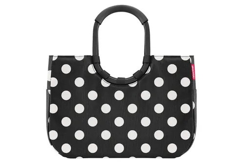 reisenthel loopshopper L frame dots white von reisenthel