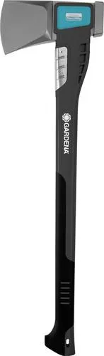 Gardena 08719-48 Spaltaxt 700mm - 2800g Kopfgewicht, optimiert für einfaches Spalten von Brennholz mit bruchfester Verbindung und hohem Komfort