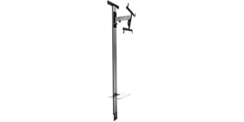 Erard ExoStand Pro TV-Wandhalterung aus Aluminium mit Säule - TV-Halterung aus Aluminium für flache Bildschirme, bietet eine elegante Lösung für jeden Wohnraum und ermöglicht eine flexible Positionierung.