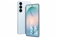 Samsung Galaxy S26+ 256 GB Sky Blue - 6,7 Zoll Dynamic AMOLED 2X Display mit adaptivem 120Hz, leistungsstarker 4.900 mAh Akku für schnelles Laden, vielseitige Kamera mit 50 MP Weitwinkel für beeindruckende Aufnahmen.