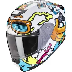 SCORPION EXO-JNR FUN Kinder-Motorradhelm in weiß von ScorpionEXO
