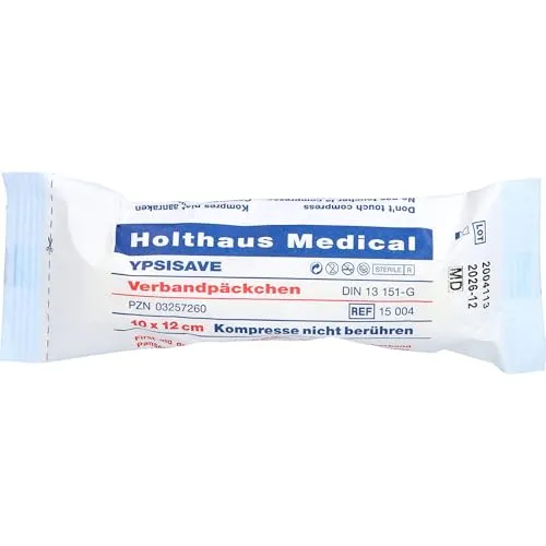 Verbandpäckchen Ypsisave 10x12 cm Groß, 1 St von Holthaus Medical