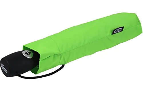 iX-brella leichter solider Taschenschirm mit Auf-Zu-Automatik - mid class - neon-grün