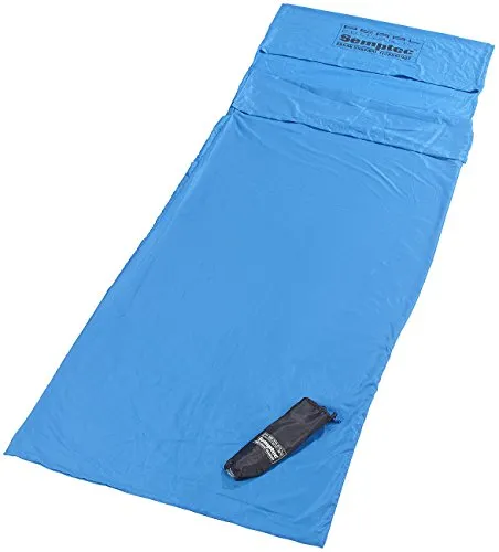 Semptec Urban Survival Technology Hüttenschlafsack: Hütten-Schlafsack aus Mikrofaser, Rechteckform (Jugendherbergsschlafsack, Innenschlafsack, huttenschlafsack)