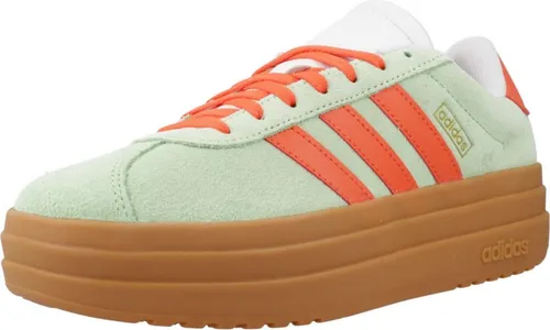 adidas VL Court Bold Schuhe für Kinder - Stylische Unisex Sneaker in Semi Green mit regulärer Passform, ideal für Alltag und Sport. Das Obermaterial aus Leder sorgt für Komfort und Langlebigkeit.
