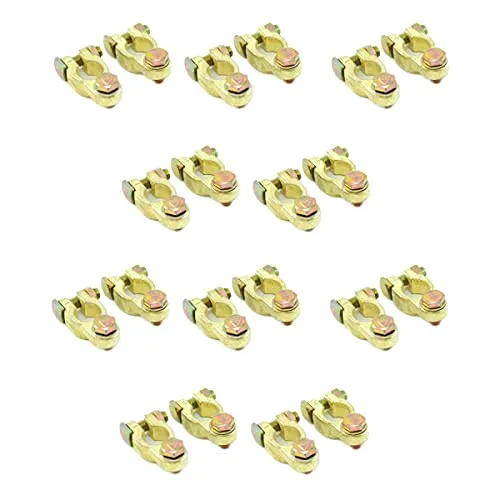 Batterieklemmen Massiv 12V 24V Typ STBK3 in gold von solartronics