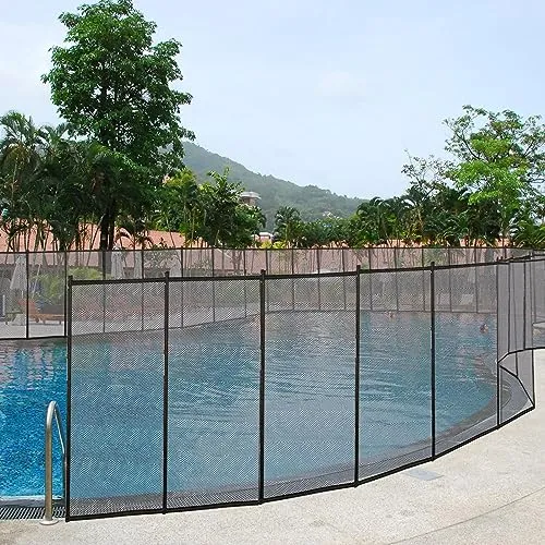 DREAMADE Poolzaun, faltbarer Gartenzaun für Sicherheit von DREAMADE