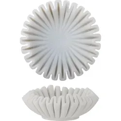 Bloomingville Harmonia Schale Weiß 6 cm von Bloomingville