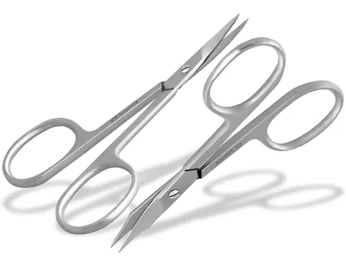 Profi Nagelscheren-Set - Hautschere Gebogen - Kombi Set für Finger und Fußnägel