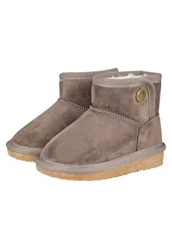 Sterntaler Halbschuh Uni – Dunkelgrau Größe 23 - Unisex Halbschuhe für Kinder aus gewebtem Velour mit praktischem Klettverschluss. Rutschfeste Sohle und kuscheliges Innenfutter bieten Komfort und Sicherheit beim Spielen und Laufen.