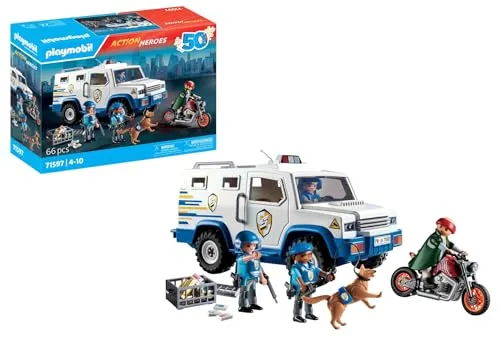 PLAYMOBIL Action Heroes 71597 Geldtransporter