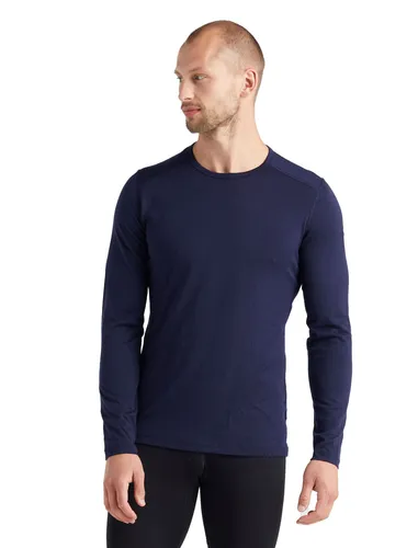 Icebreaker Men 200 Oasis LS Crewe Midnight Navy (M) von icebreaker